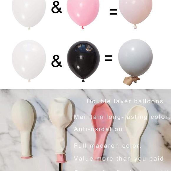 Balloon Arch & Garland Kit for Baby Shower PINK - Picture 5 of 5